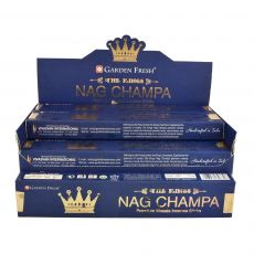 Vonné tyčinky The King Nag Champa Garden Fresh 15g